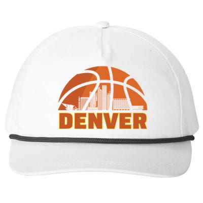 Denver Basketball Mile High 5280 Snapback Five-Panel Rope Hat