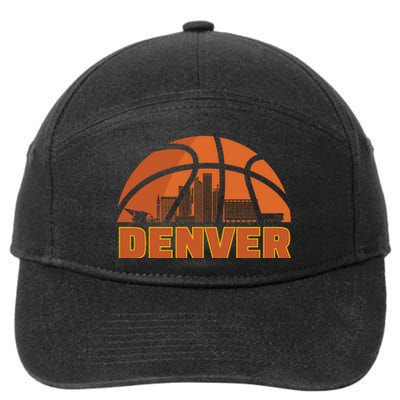 Denver Basketball Mile High 5280 7-Panel Snapback Hat