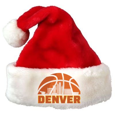 Denver Basketball Mile High 5280 Premium Christmas Santa Hat