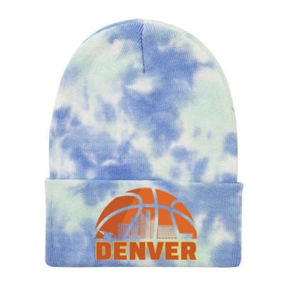 Denver Basketball Mile High 5280 Tie Dye 12in Knit Beanie