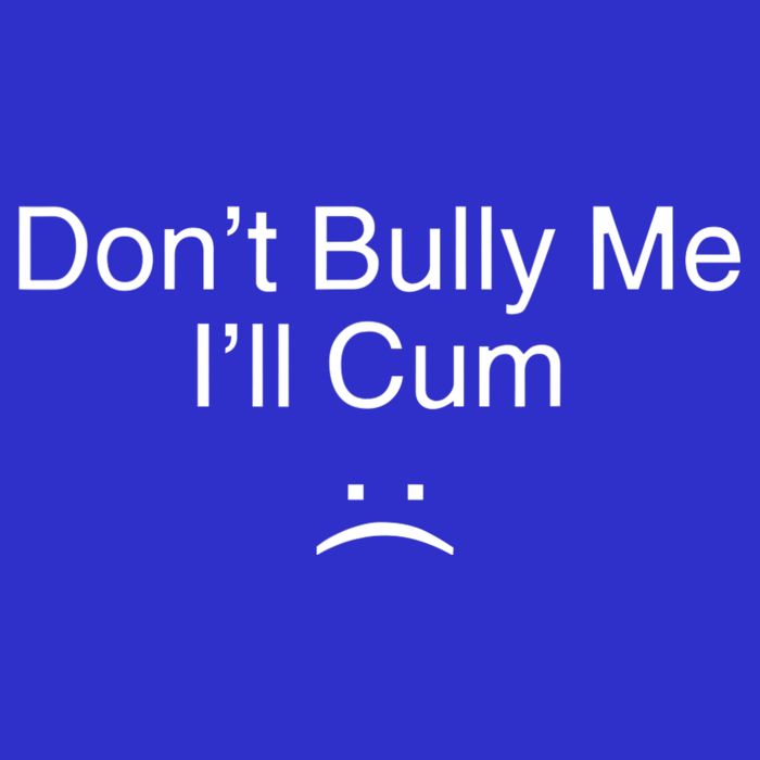 Don’t Bully Me. I’ll Cum Tall T-Shirt