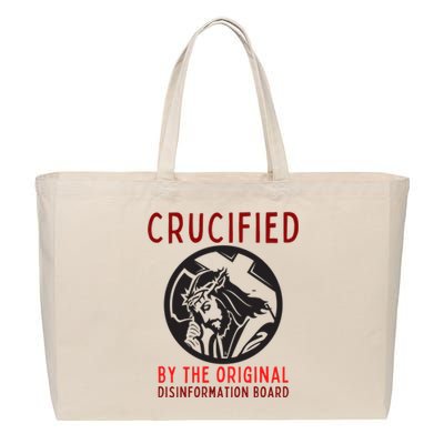 Disinformation Board Ministry Of Truth Censorship Cotton Canvas Jumbo Tote