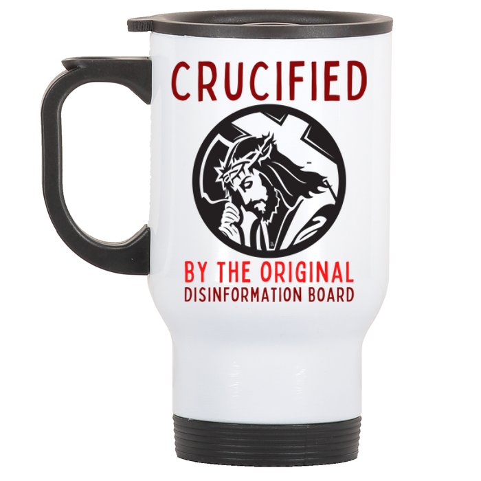 Disinformation Board Ministry Of Truth Censorship Stainless Steel Travel Mug