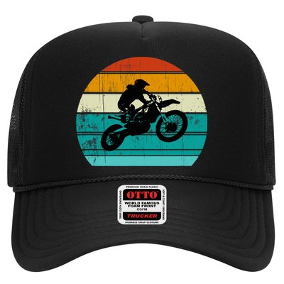 Dirt Bike Motocross Motorcycle Vintage Retro Boy Trucker Hat