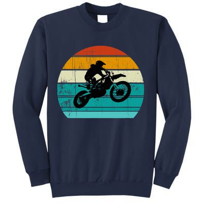 Dirt Bike Motocross Motorcycle Vintage Retro Boy Sweatshirt