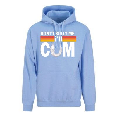 Don't Bully Me I'll Cum Retro Anti Bullying Unisex Surf Hoodie