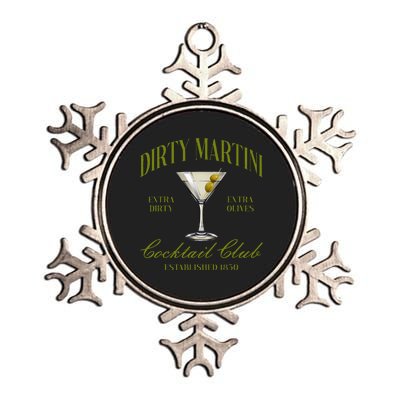 Dirtyy Bachelorette Martini Cocktail Club Martini Drinking Metallic Star Ornament