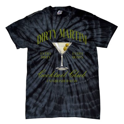 Dirtyy Bachelorette Martini Cocktail Club Martini Drinking Tie-Dye T-Shirt