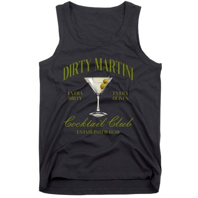 Dirtyy Bachelorette Martini Cocktail Club Martini Drinking Tank Top