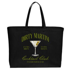 Dirtyy Bachelorette Martini Cocktail Club Martini Drinking Cotton Canvas Jumbo Tote