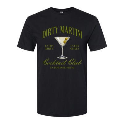 Dirtyy Bachelorette Martini Cocktail Club Martini Drinking Softstyle® CVC T-Shirt