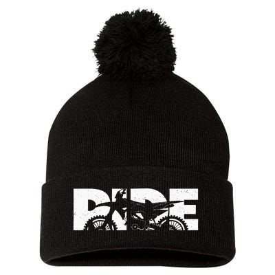 Dirt Bike Motocross Apparel Motocross Dirt Bike Pom Pom 12in Knit Beanie