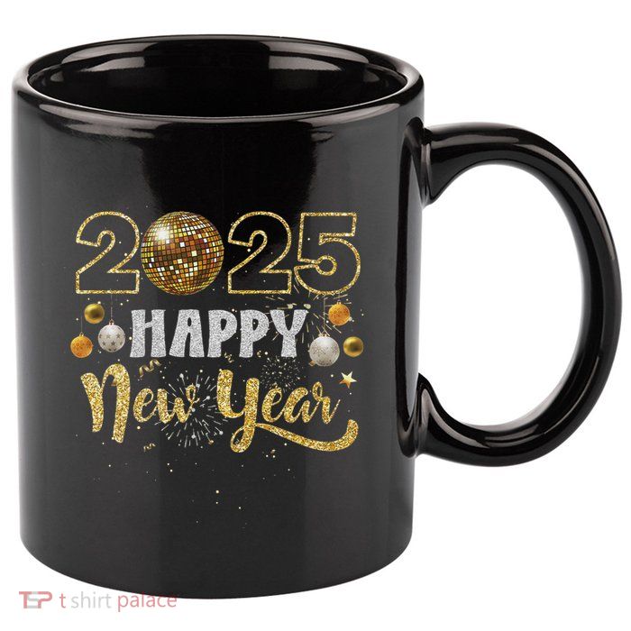 Disco Ball Matching 11oz C Handle Ceramic Mug