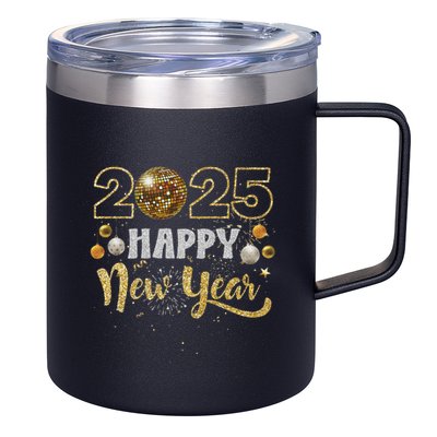 Disco Ball Matching 12oz Stainless Steel Coffee Mug