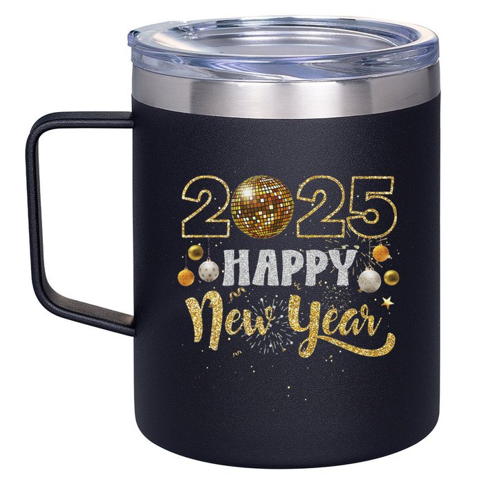 Disco Ball Matching 12oz Stainless Steel Coffee Mug