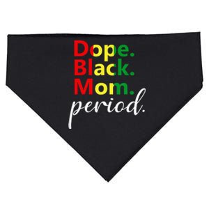 Dope Black Mom Juneteenth History Dope USA-Made Doggie Bandana