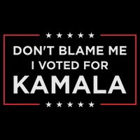 Don't Blame Me, I Voted For Kamala Drawstring Bag