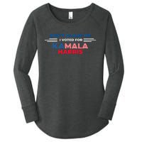 DonT Blame Me I Voted For Kamala Harris 2024 Women's Perfect Tri Tunic Long Sleeve Shirt