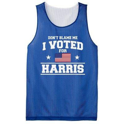 Dont Blame Me I Voted For Harris Mesh Reversible Basketball Jersey Tank