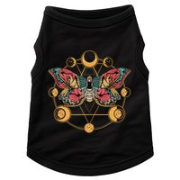 Death Butterfly Moth Moon Phases Gothic Esoteric Blackcraft Doggie Tank