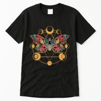 Death Butterfly Moth Moon Phases Gothic Esoteric Blackcraft Tall T-Shirt