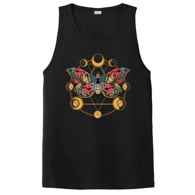 Death Butterfly Moth Moon Phases Gothic Esoteric Blackcraft PosiCharge Competitor Tank