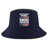 Don't Blame Me Joe Biden Sucks I Voted For Trump USA Flag Cool Comfort Performance Bucket Hat