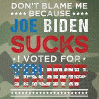 DonT Blame Me Cuz Joe Biden Sucks I Voted For Trump 2024 Legacy Tie Dye Trucker Hat