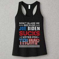 DonT Blame Me Cuz Joe Biden Sucks I Voted For Trump 2024 Womens Tank Top