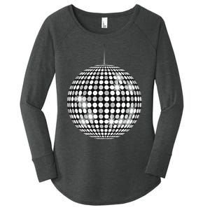 Disco Ball Music Lovers Women's Perfect Tri Tunic Long Sleeve Shirt