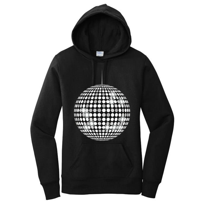 Disco Ball Music Lovers Women's Pullover Hoodie