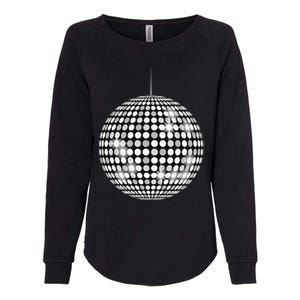 Disco Ball Music Lovers Womens California Wash Sweatshirt