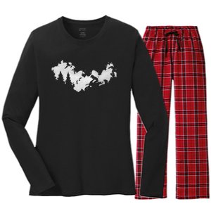 Dirt Bike Motocross Apparel Dirt Bike Motocross Women's Long Sleeve Flannel Pajama Set 