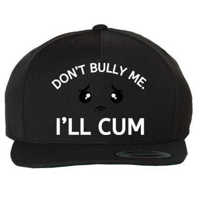 Don’t Bully Me. I’ll Cum Wool Snapback Cap