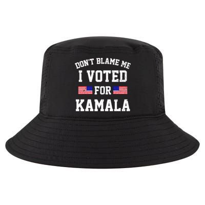 Dont Blame Me I Voted For Kamala Harris Distressed Cool Comfort Performance Bucket Hat