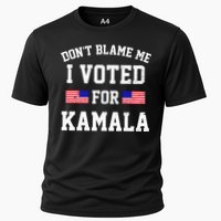 Dont Blame Me I Voted For Kamala Harris Distressed Performance Shirt