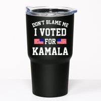 Dont Blame Me I Voted For Kamala Harris Distressed Tumbler