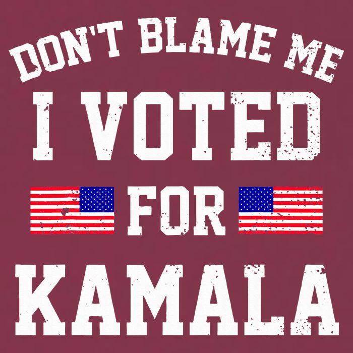 Dont Blame Me I Voted For Kamala Harris Distressed 16oz Travel Tumbler