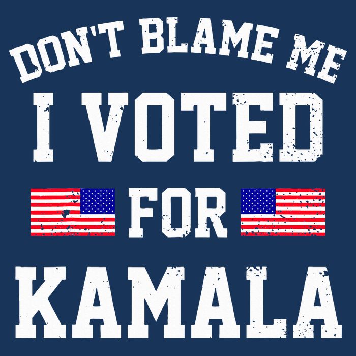 Dont Blame Me I Voted For Kamala Harris Distressed Infant Baby Jersey Bodysuit