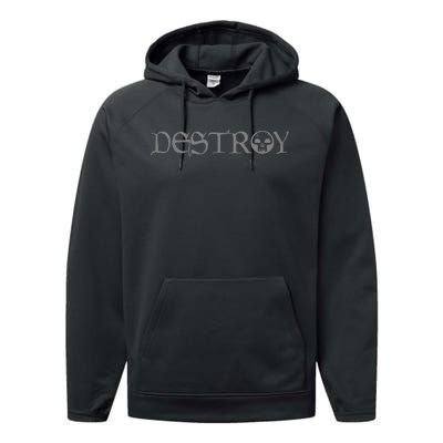 Destroy Black Magic M.A.N.A Symbol Performance Fleece Hoodie