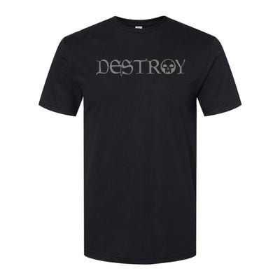 Destroy Black Magic M.A.N.A Symbol Softstyle® CVC T-Shirt