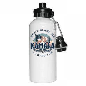 DonT Blame Me I Voted For Kamala Pro Harris Supporter Aluminum Water Bottle