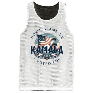 DonT Blame Me I Voted For Kamala Pro Harris Supporter Mesh Reversible Basketball Jersey Tank