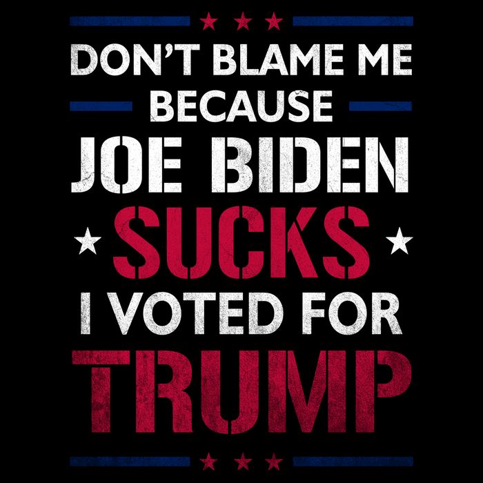 Don't Blame Me Joe Biden Sucks I Voted For Trump USA Flag Impact Tech Backpack