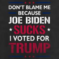 Don't Blame Me Joe Biden Sucks I Voted For Trump USA Flag Microfiber Hand Towel