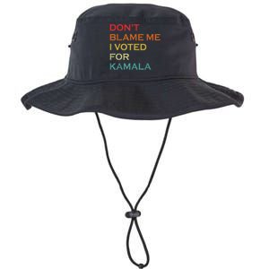 DonT Blame Me I Voted For Kamala Pro Harris Supporter Legacy Cool Fit Booney Bucket Hat