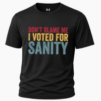 Dont Blame Me I Voted For Sanity Performance Shirt