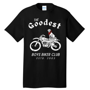 Dog Biker Motorcycle Club Puppy Western Grunge Tall T-Shirt