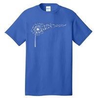 Dandelion Blowing Music Notes Cute Christmas Gift Great Gift Tall T-Shirt