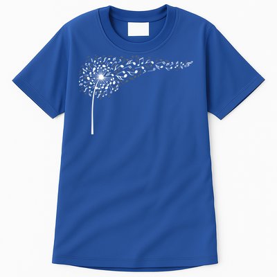 Dandelion Blowing Music Notes Cute Christmas Gift Great Gift Tall T-Shirt